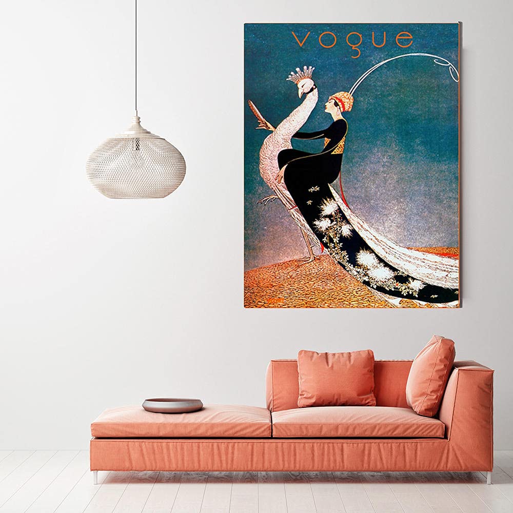Amazon.co.jp: 北欧のポスターモダンアートプリントVOGUEロンドン